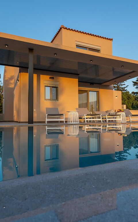 Villa Melia: Exteriör, slå samman, Utomhus