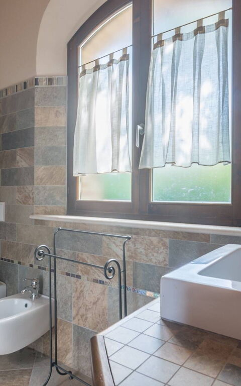 Villa Belvedere San Bartolo: Badrum