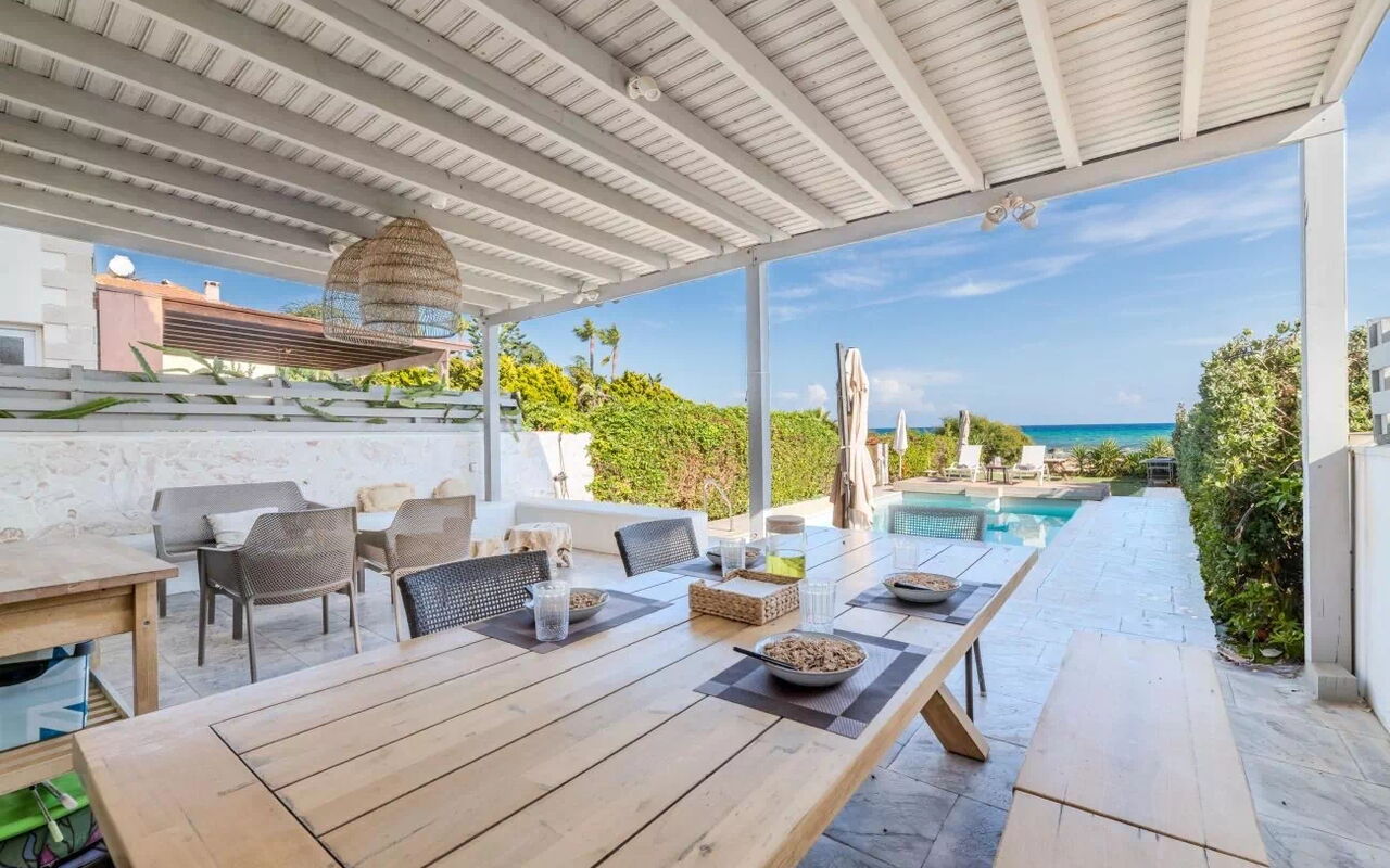 Aya Thekla Beach House: Balkong / terrass / uteplats, Exteriör, slå samman, Utomhus