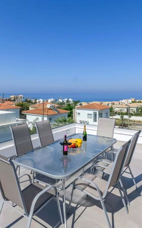 Mylos Lifestyle Seaview Villa #15: Balkong / terrass / uteplats