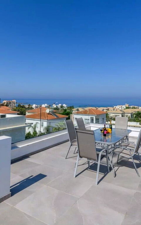 Mylos Lifestyle Seaview Villa #15: Balkong / terrass / uteplats