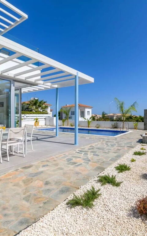 Mylos Lifestyle Seaview Villa #15: Balkong / terrass / uteplats