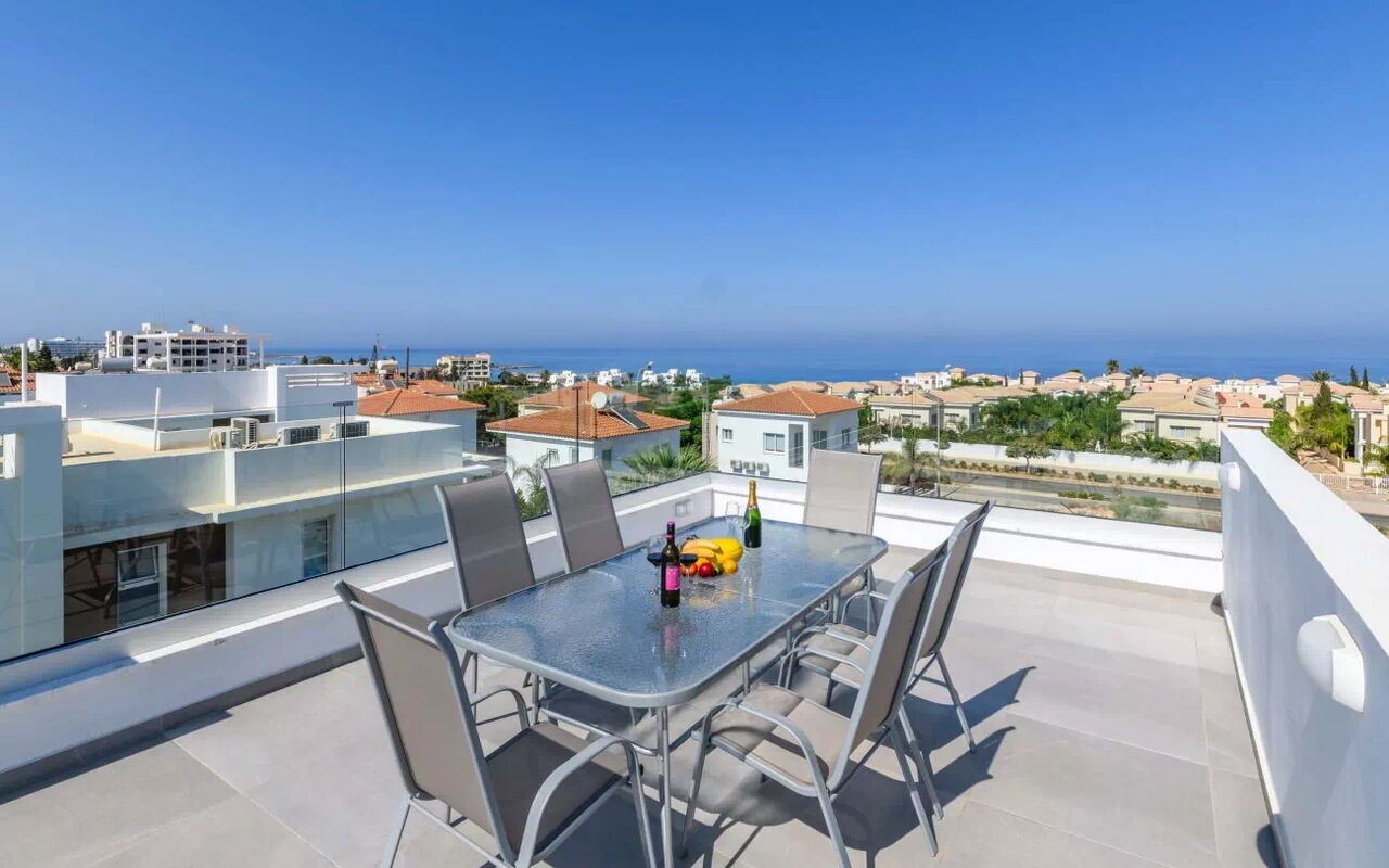 Mylos Lifestyle Seaview Villa #15: Balkong / terrass / uteplats