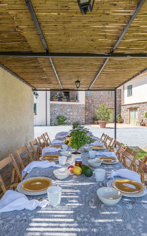 Villa a Casa di Giovanni: Balkong / terrass / uteplats, Exteriör, Utomhus