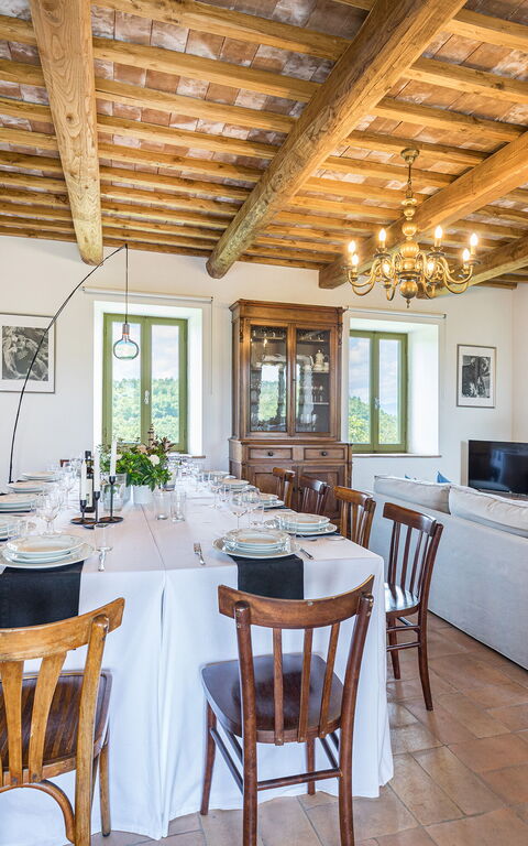 Villa a Casa di Giovanni: Lunchrum, Vardagsrum
