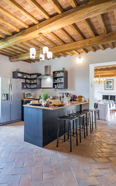 Villa a Casa di Giovanni: Kök
