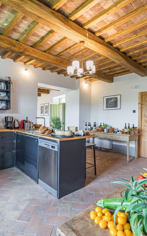 Villa a Casa di Giovanni: Kök
