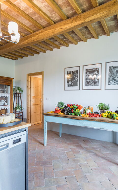 Villa a Casa di Giovanni: Kök